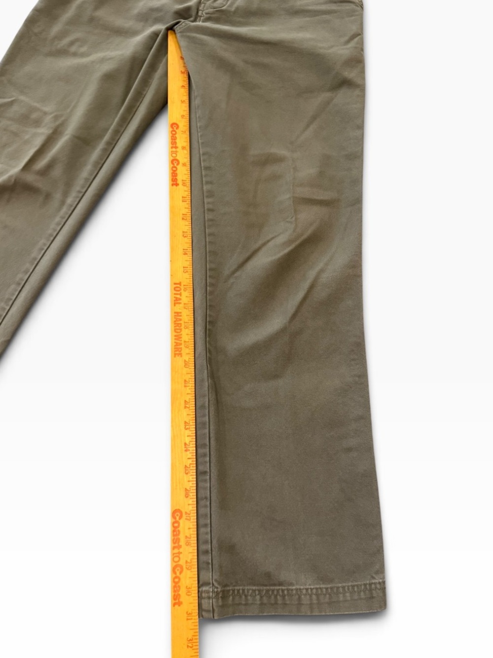 Patagonia Men’s Organic Cotton Pants Size 30 Olive Green Tan Brown Chino Outdoor - Picture 4 of 8